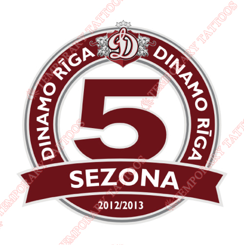 Dinamo Riga Customize Temporary Tattoos Stickers NO.7219